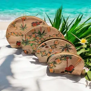 Tropical Design 4-in-1 Makeup Bags