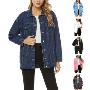 Women’s Oversized Medium-Length Classic Denim Jacket GARMENTARY