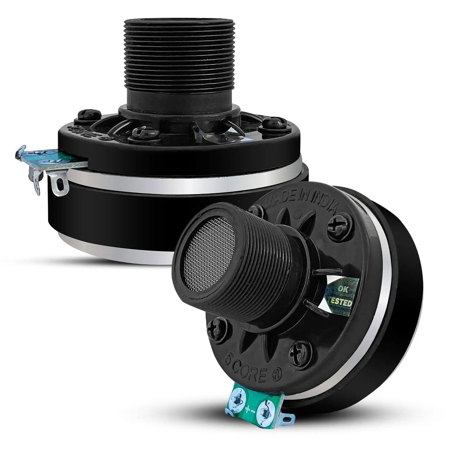 5Core Compression Driver 200W Peak Audio Power Aluminum Tweeter Diaphragm 8 Ohm Horn Speaker