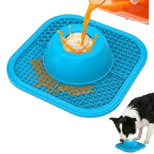 【2026 Upgraded】 Slow Feeder Dog Bowls, Entertained Ball-in Dog Lick Bowl, Non-slip Interactive Educational Licking Toy, for Large Medium Small Breeds Dietary Supplement/Post-op Nutrition