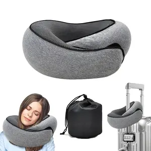 [Snail Airplane Neck Pillow] Soft Snail Airplane Neck Pillow - Travel Pillow for Sleeping, Car, Train, Office & Home Use, Portable Cushion with Washable Cover & Storage Bag，Christmas gift, Thanksgiving gift, holiday gift