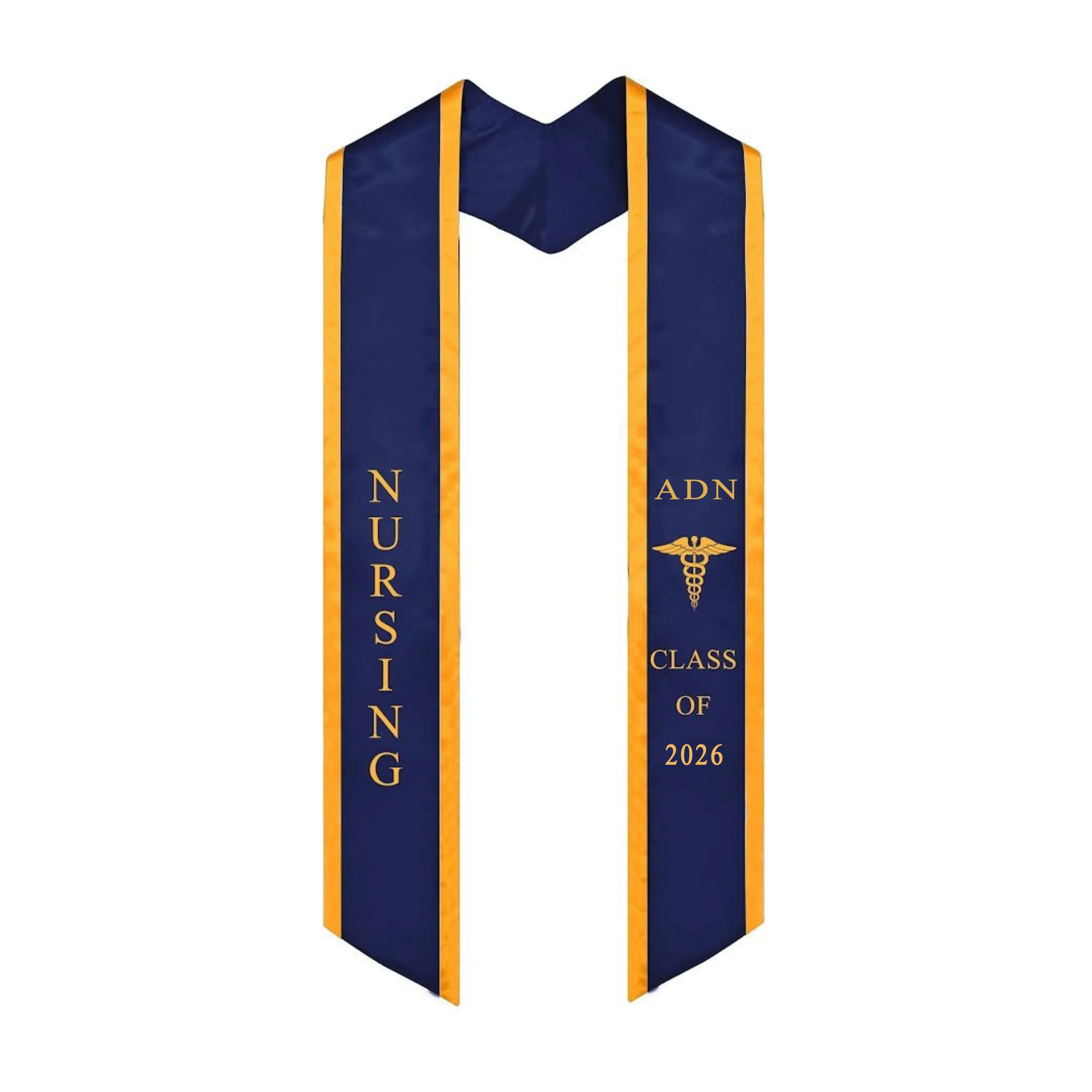 Ovaltag Nursing ADN Graduation Stole Class of 2026 Graduate Sash Nurses Stoles Graduation Gift Idea
