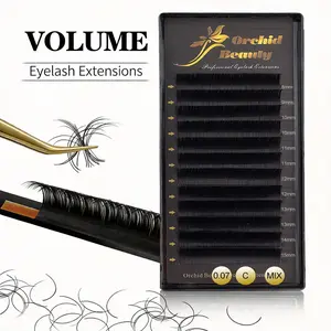 Classic Eyelash Extensions Soft Matte Individual Handmade Mink Fake Lashes Natural Dense Wholesale Supply