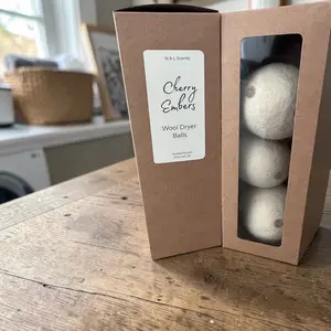 Cherry Embers Wool Dryer Balls