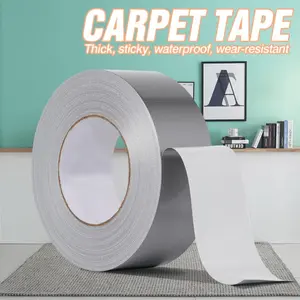 Waterproof High-viscosity Strong Glue Silver Gray Cloth Tape Repair DIY Creative Strong Cloth Wedding Exhibition Carpet Tape Industrial Adhesive Tape