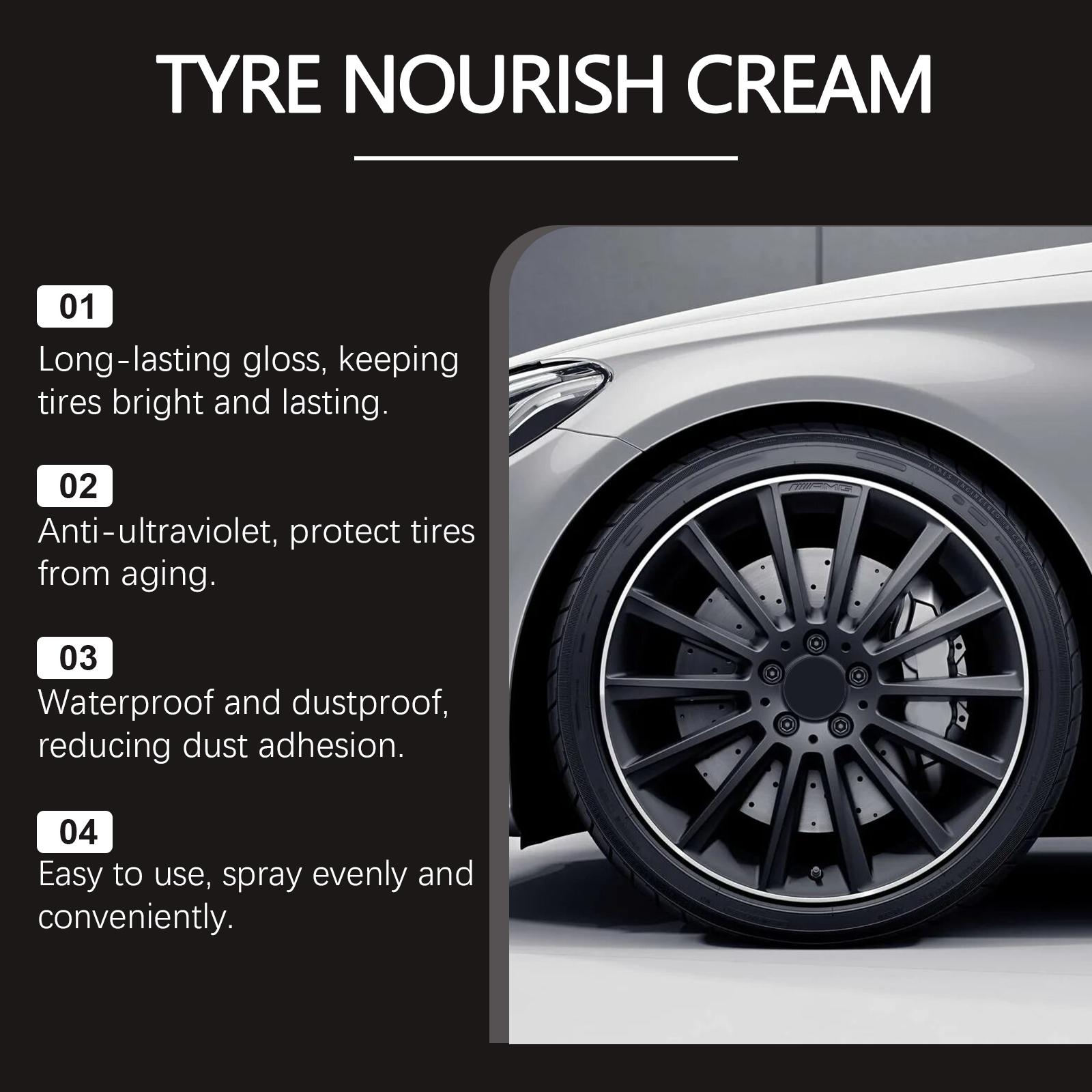 Car Tire Renovation Wax Long Lasting Protection Anti Fouling Anti Aging Dust Proof Polishing Wheel Care Wax