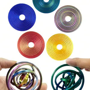 3D Printed Rotating Ring for Adults, Stress Relief Toy Made of Pla Material, Mini Creative Fidget Spinner, Perfect Party Gift