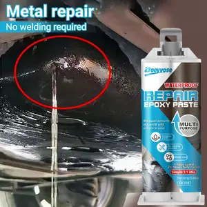 Universal Car Epoxy Adhesive, Welding Replacement Glue, Body Frame Engine Parts Fix, Fast Curing Super Strong Bond, Metal Plastic Ceramic Repair