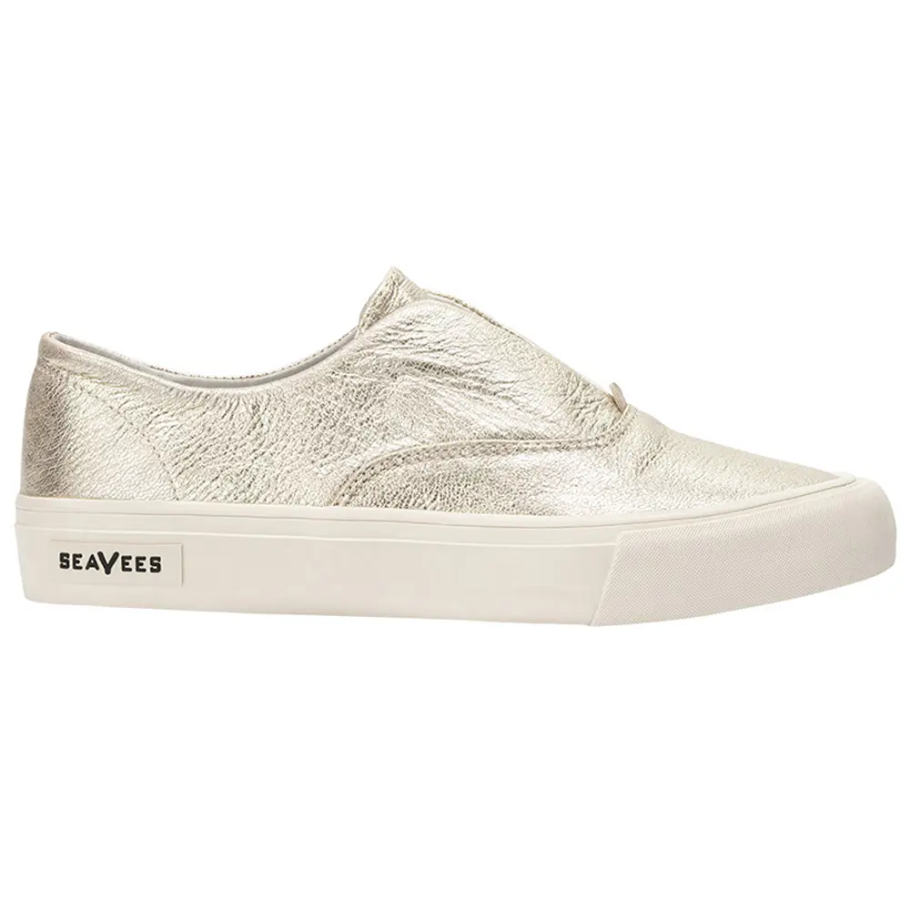 SeaVees Womens Sunset Strip Metallic Platform Sneakers Shoes Casual - Gold