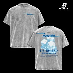 Drake Iceman 2026 Album Graphic Tee, Vintage Washed Hip Hop Rap Shirt, OVO Inspired Merch, Ice Cube Back Print T-Shirt, Y2K Streetwear Oversized Fit, Heavy Cotton Unisex Casual Fan Gift Apparel for Men Women