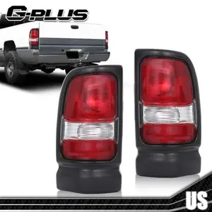 Tail Lights Fit For 94-01 02 Dodge Ram 1500 2500 3500 Pickup Rear Lamps Pair G-PLUS
