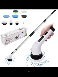 Electric Spin Scrubber – Cordless Cleaning Brush for Bathroom & Kitchen