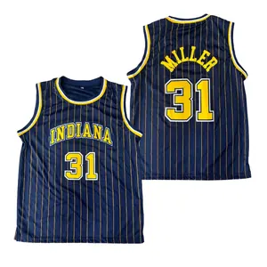 Men's  and Women's Basketball Jersey #31 Sleeveless Embroidered Details 100% Polyester Loose Fit Athletic Techwear for Sportswear Party Outfits or as a Gift