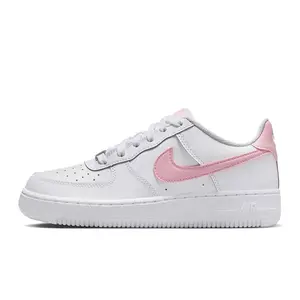 Youth Nike Air Force 1 White/Med Soft Pink-White (CT3839 115) (GS)