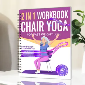 Chair Yoga for Seniors: 30-Day Weight Loss Challenge with Exercise Chart | 10-Minute Low-Intensity Beginner Class | Improve Your Strength, Flexibility, and Balance | Includes Yoga Journal and Progress Tracking Chart | Daily Guided Journal