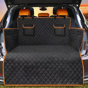 Dog Cargo Liner Pad, Suv Cargo Cover with Bumper Lid Protection, Non-Slip Dog Seat Cover for Suv Trunk Car, Nonslip Backseat Protector, Universal Fit