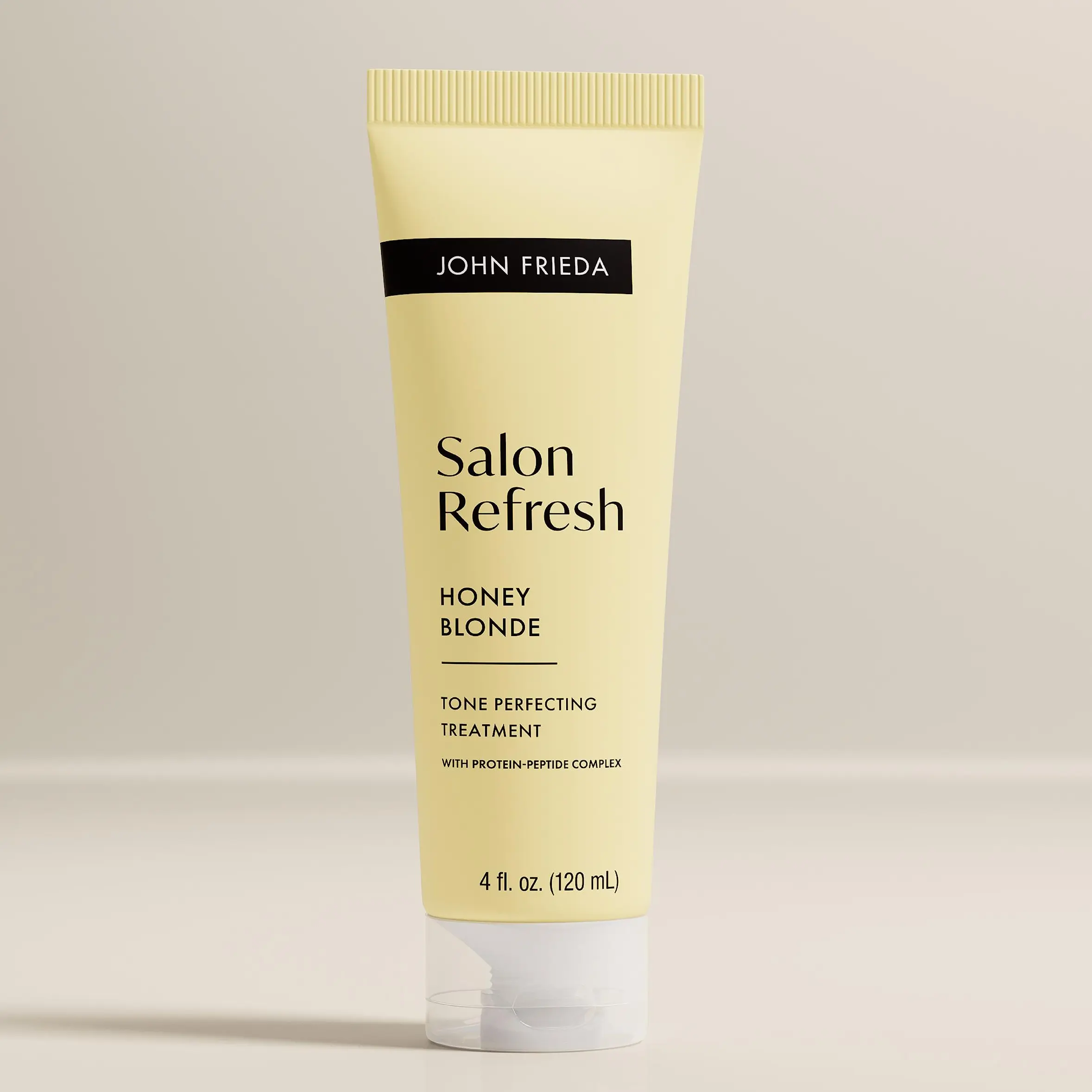 John Frieda Salon Blonde Honey Tone Perfecting Treatment with Protein-Peptide Complex, Hair Toner, Toner for Blonde Hair 4 fl oz John Frieda Salon Blonde Honey Tone Perfecting Treatment with Protein-Peptide Complex, Hair Toner, Toner for Blonde Hair 4 fl oz