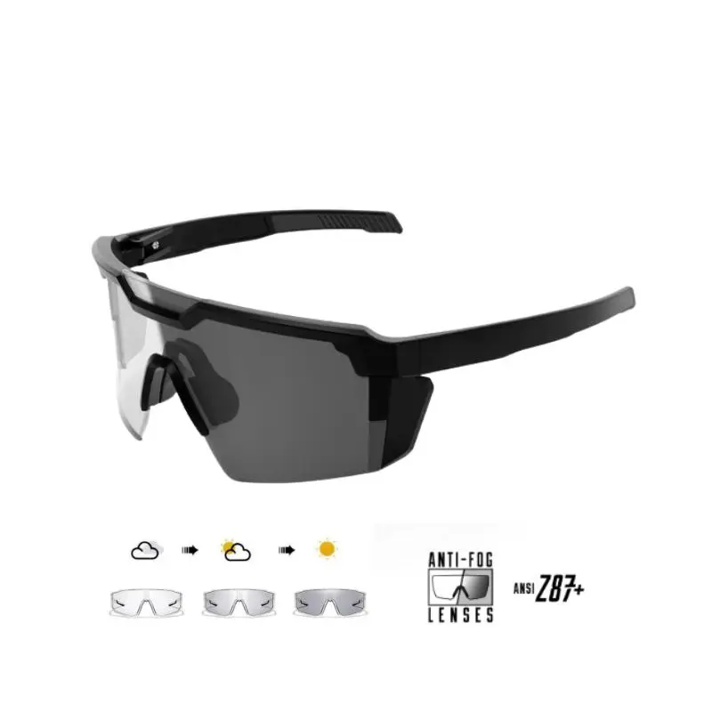 Unisex Square Safety Glasses, ANSI Z87+ Polarized Mirrored Lenses for Anti-Glare Vision, Stylish Lightweight Frame for Men and Women with Protective Case, Sunglasses, Casual, Trendy Square Sunglasses, Polarised Sunglasses