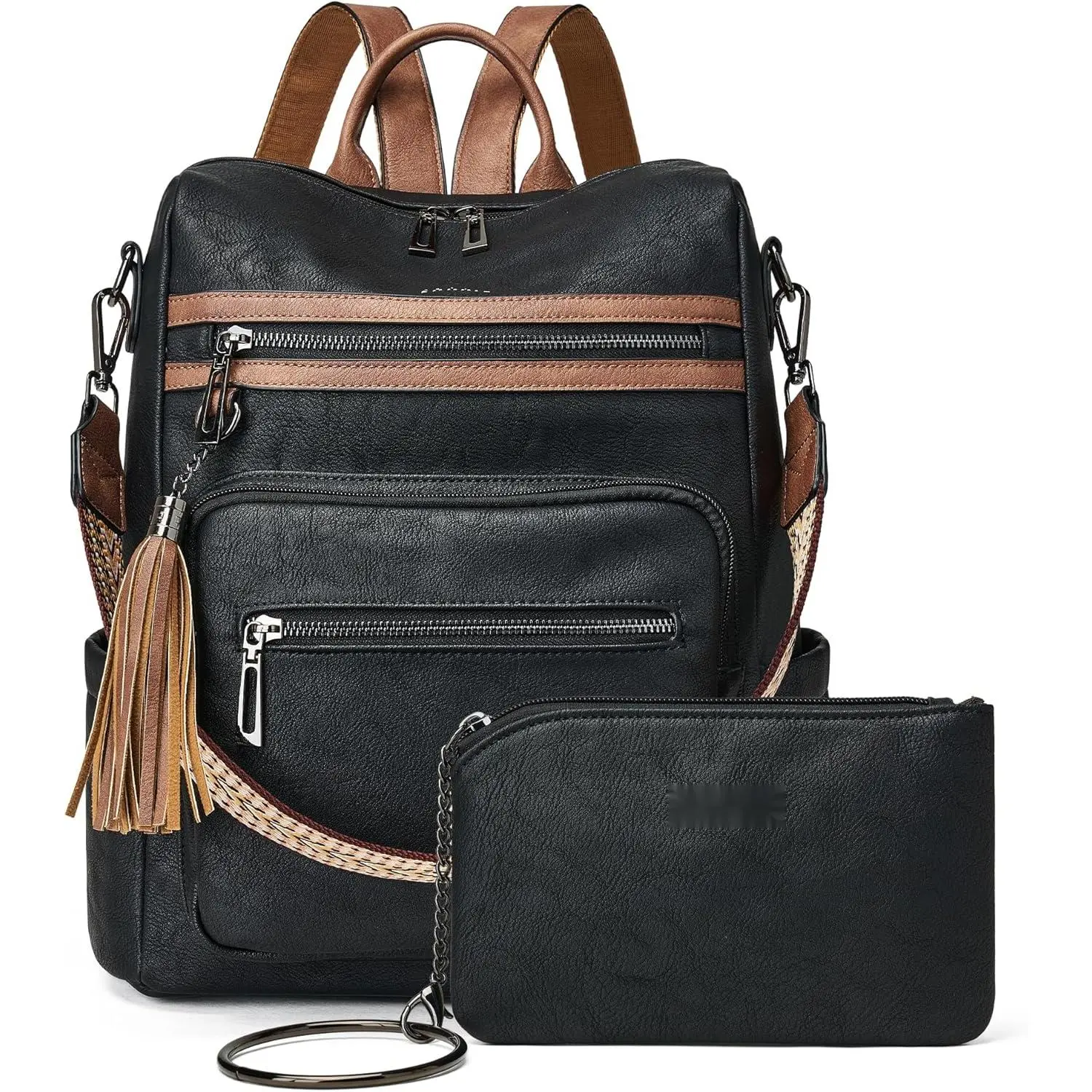 Backpack Purse for Women Leather Backpack Fashion Designer Travel Backpack Convertible Shoulder Bag