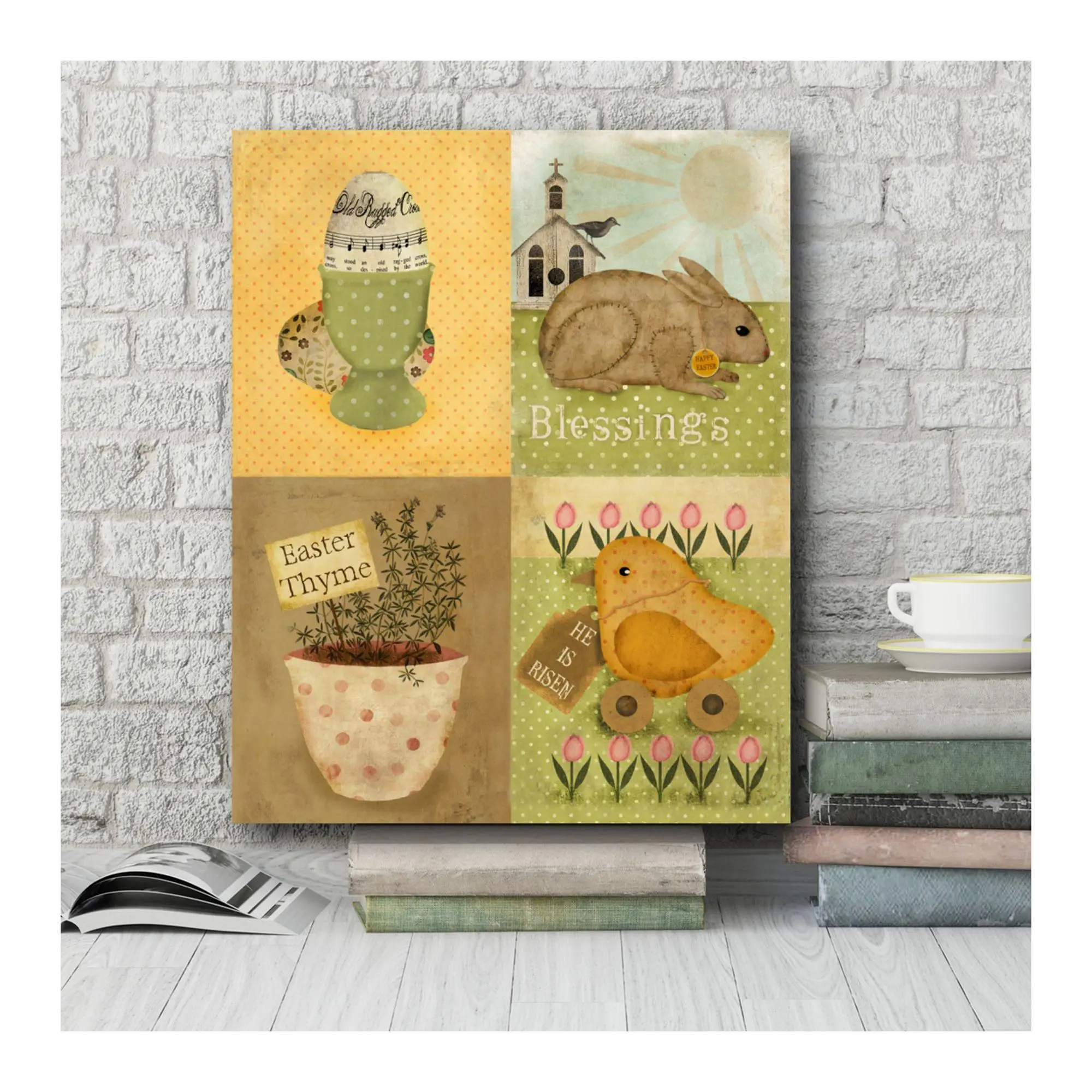 Courtside Market Easter Time 30x40 Canvas WallArt