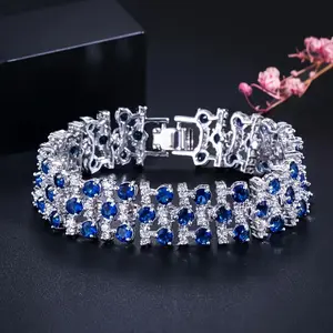 Luxurious Vintage-Inspired Zirconia Bracelet For Women - Perfect For Weddings & Parties, White Golden Plated Jewelry For Women Necklaces For Women, High End Jewelry Box Packaging bracelet stack charm bracelets bangles bracelets