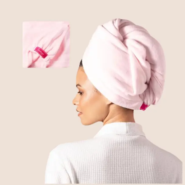 L'ANGE HAIR - Hair Wrap Towel Long Lightweight Microfiber- Unisex Long Length Quick-Drying Bath Towel, Lightweight Microfiber Cloth Water Absorbent Bathroom Aid, Hair Drying Towel