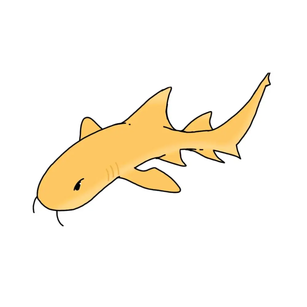 Waterproof Nurse Shark Sticker, Durable Vinyl Decal for Laptops, Water Bottles, notebooks