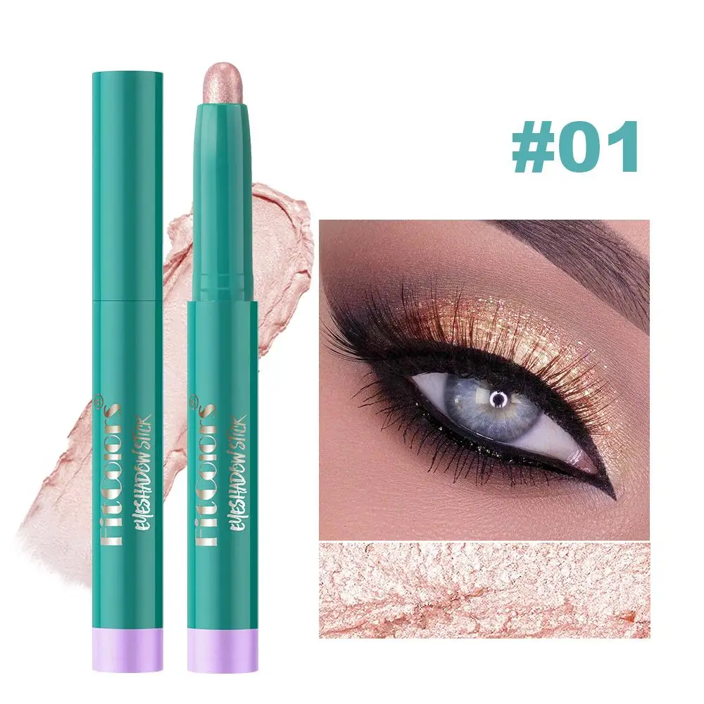 Long Lasting Eyeshadow Pen, 1 Count Waterproof Eye Shadow Pen, High Pigmented Eye Shadow Pen, Eye Brightener Stick, Great for Women & Girls, Christmas