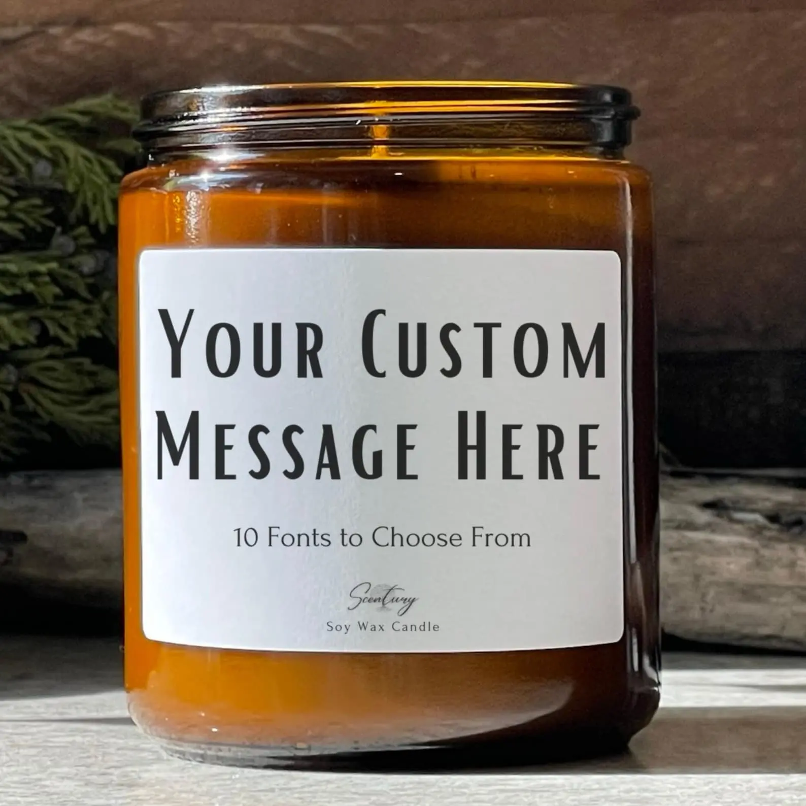 Create Your Own Custom Candle - Friend Gift - Soy Candle - 46 Scents to choose - Personalized gifts - Funny Candles - Customized Gift