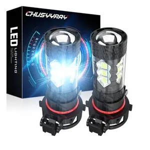 For Dodge Durango 2011 2012 2013 Cars Accessories H16 2504 Front Fog Light 8000K Ice Blue Bulbs Automotive Led Backlights Led Brake