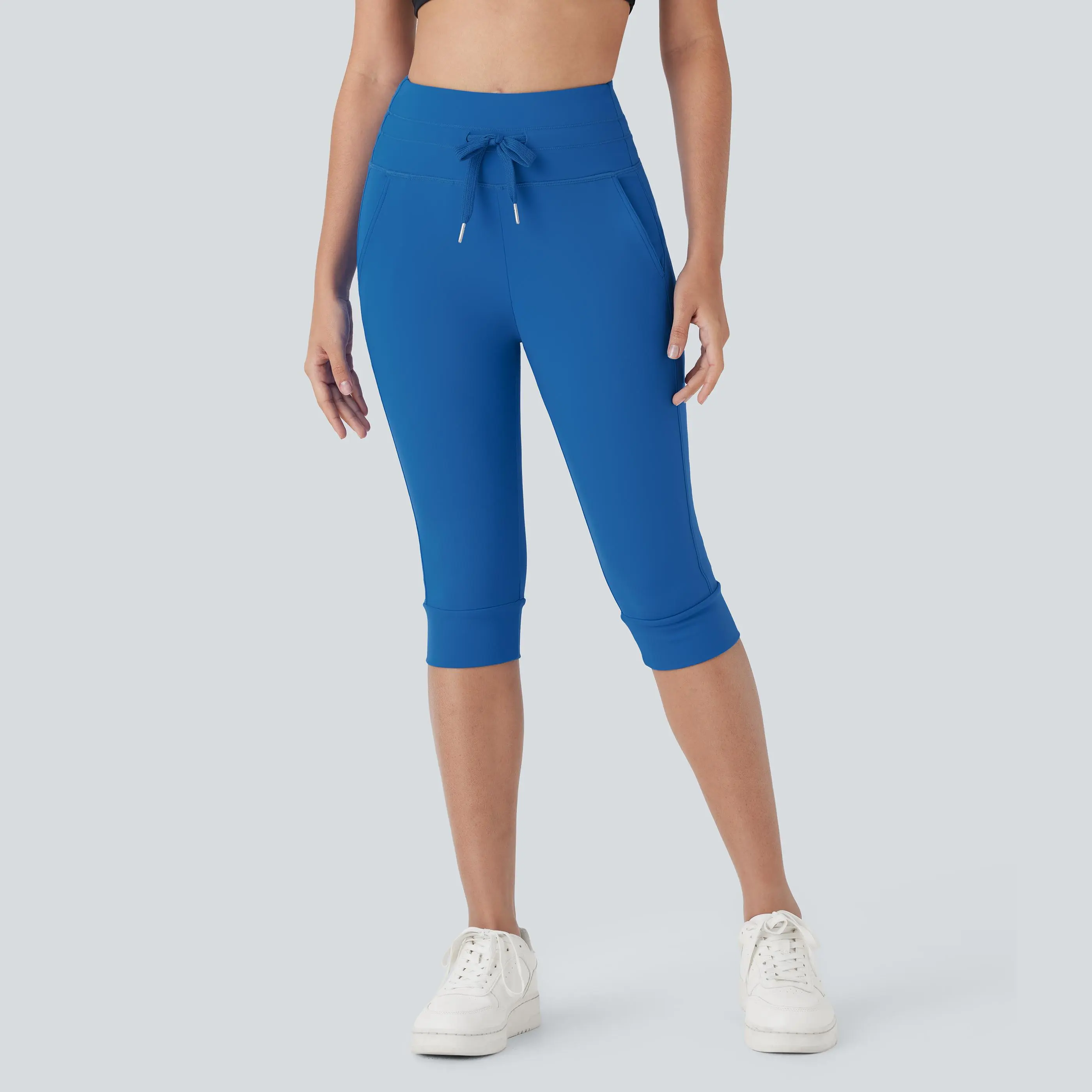 Halara SoftlyZero™ Plush High Waisted Drawstring Pocket Yoga Pedal Pusher Joggers