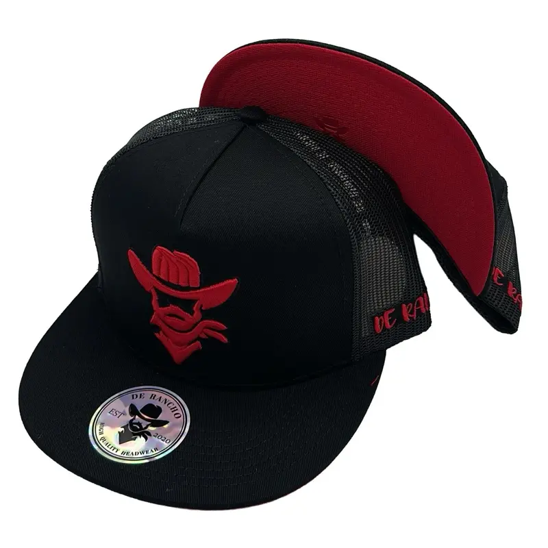 De Rancho RUBY (Black/Red) Hat DR342