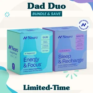 Neuro Dad Duo (Limited-Time) - Energy & Focus Gum + Sleep Mints