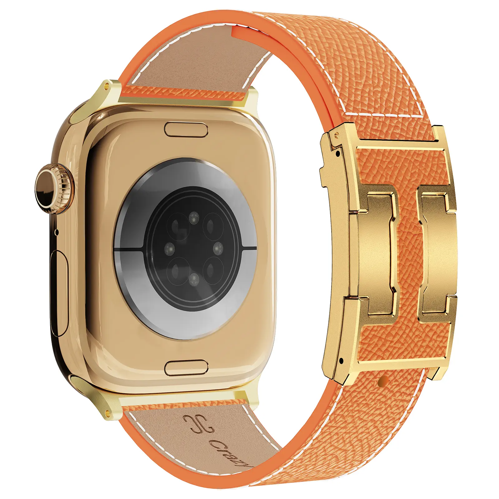 CRAZYGRASS Magnetic Leather Strap Watch Band for Women 38-49mm Square Smartwatch to Match Every Outfit Replacement Strap Gift for Her Slim Wrist mothersdaygift Friendly TikTok Bands Suitable For Apple Watch Series[WATCH NOT INCLUDED] Wristwatch Wearable