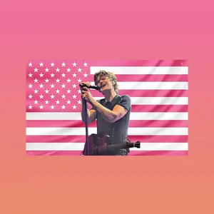 Joe Keery Concert Flag, Independent Rock Music Wall Flag, Live Performance Dormitory and Brotherhood Room Decoration, Tapestry Room Decoration Tapestry Wall Hanging