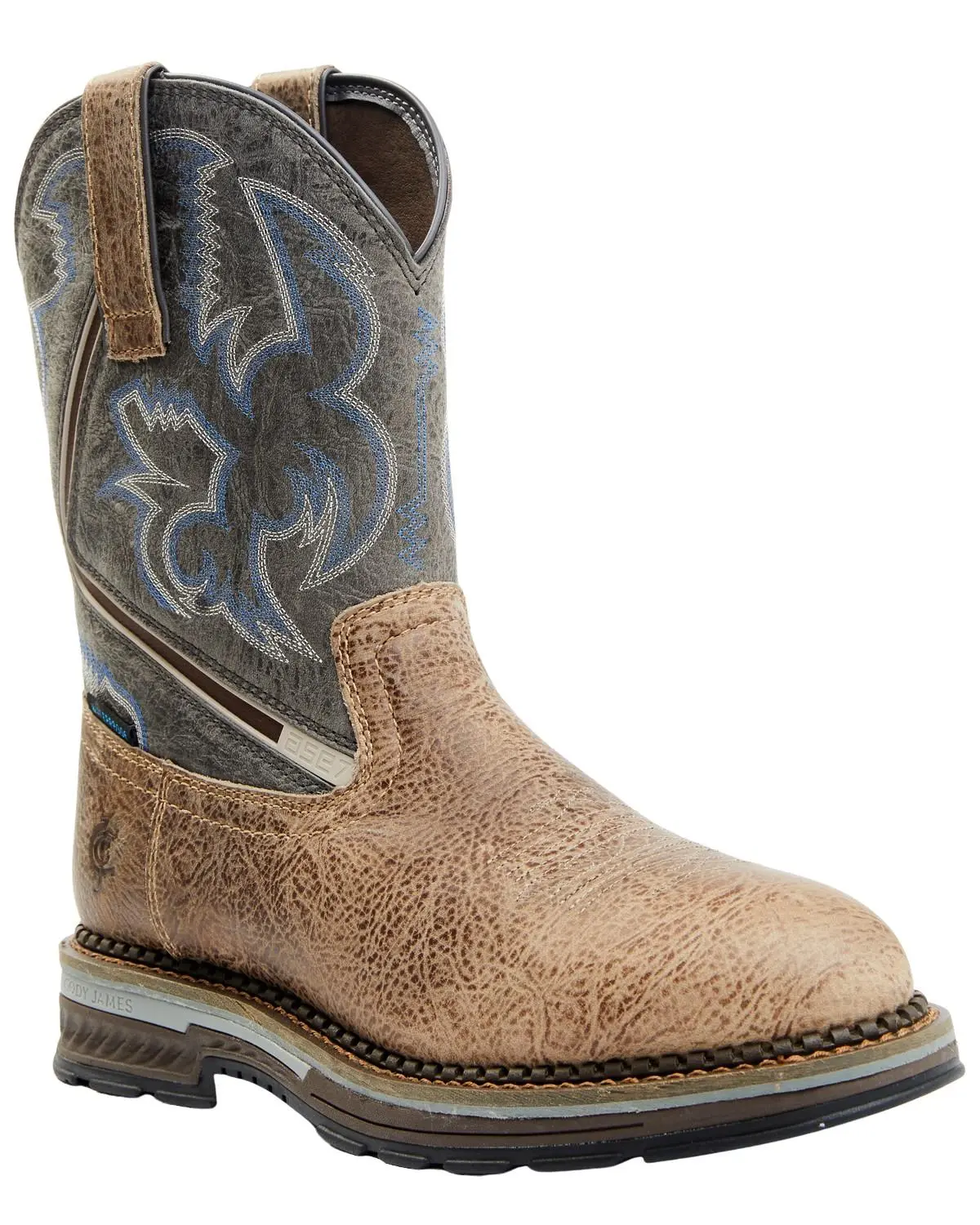 Cody James Men's 10" Disruptor Tyche Eccentric Soft Pull-On Work Boot Toe - Bcj0wr0w41