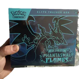Pokémon Phantasmal Flames ETB Elite Trainer Box - Mega Evolution Trading Card Game Expansion Pack for Collectors