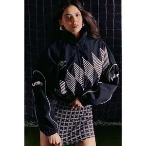 Umbro Windbreaker Cropped Jacket - Black M