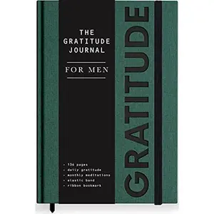 USED-Gratitude Journal for Men: A Daily 5 Minute Guide for Mindfulness, Positivity, Leadership and Self Care (Premium Keepsake Edition) by Paper Peony Press (Hardcover)