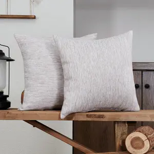 Deconovo Solid Color Linen-Style Soft Cushion, Home Decorative Pillow for Simple Rustic Home Use, Home Decorative Cushion