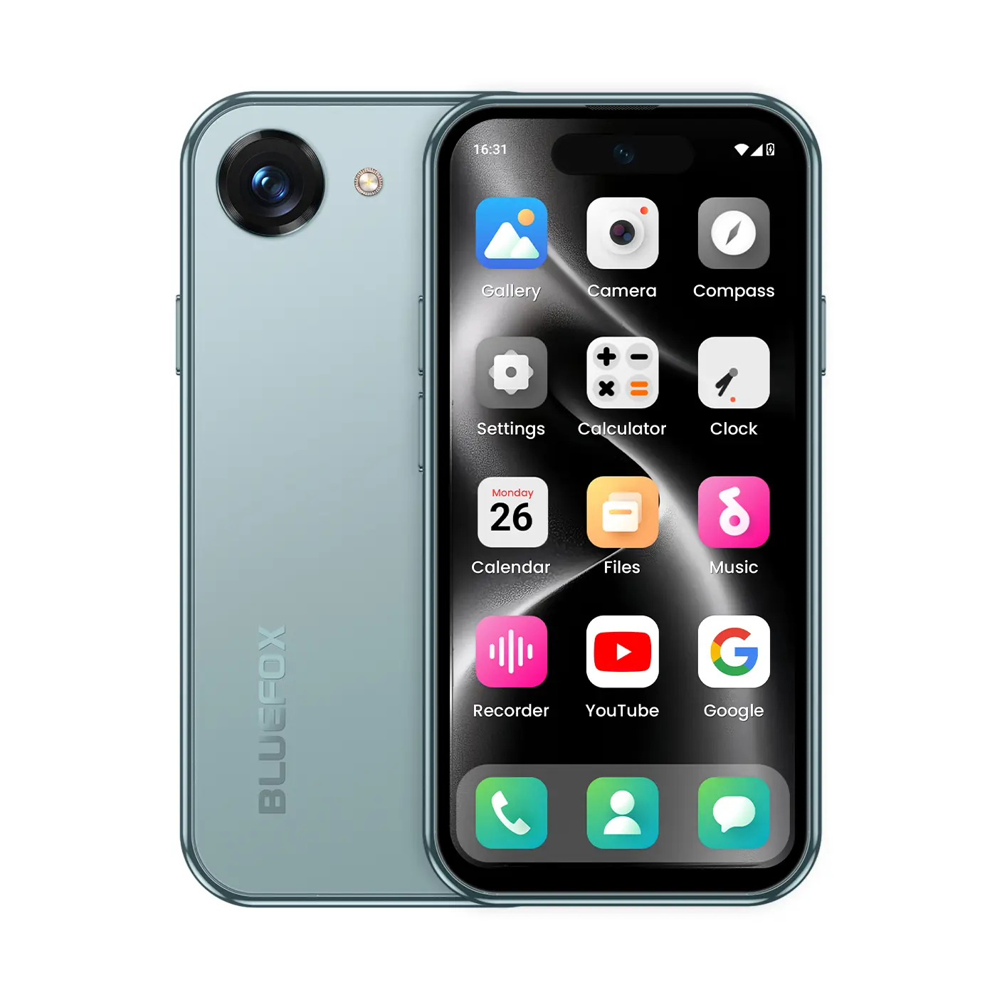 BLUEFOX NX1 4in Mobile Phone - Global Unlocked, International Full Band Support, Google Play Store Compatible