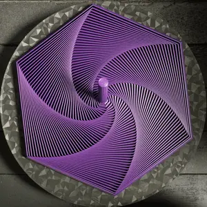 Expandable Hexagon Fidget Wand – 3D Printed Sensory Toy - 8.75 Inches Wide