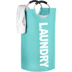 115L Large Collapsible Freestanding Laundry Hamper, 1-Count Durable Fabric Foldable Washing Bin, Easy Maintenance for Home, Bathroom, Laundry Room, Laundry Hampers outdoorfun