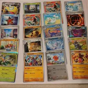 Pokemon TCG Bulk Card Set - 20 Assorted Trading Cards for Collectors