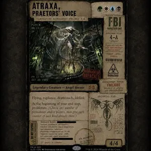 FBI Archive Horror Theme -Foil Custom MTG Proxy Set