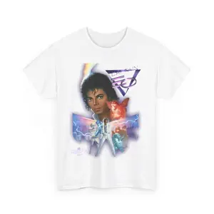 Michael Jackson Captain EO 1986 Musical  T Shirt Unisex Heavy Cotton Tee