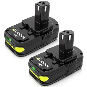 3.0Ah P102 Replacement for Ryobi 18V  Battery Lithium Compatible with  P103 P104 P105 P107 P108 P109 P122