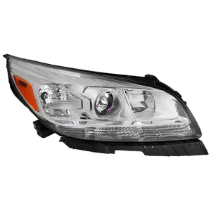 2013-2015 Chevrolet Malibu / 2016 Malibu Limited Clear Lens Projector Headlight w/ Amber Reflector - Passenger Side Only