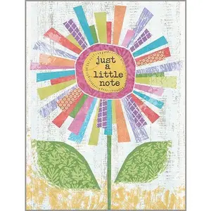 Thinking of You Card - Big Colorful Daisy