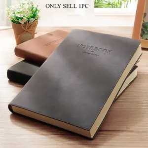1pc Soft Cover Notebook - Thoughtful College Ruled Thick Paper Journal for Work & Study - Durable, Extra-Thick Pages Memo Book